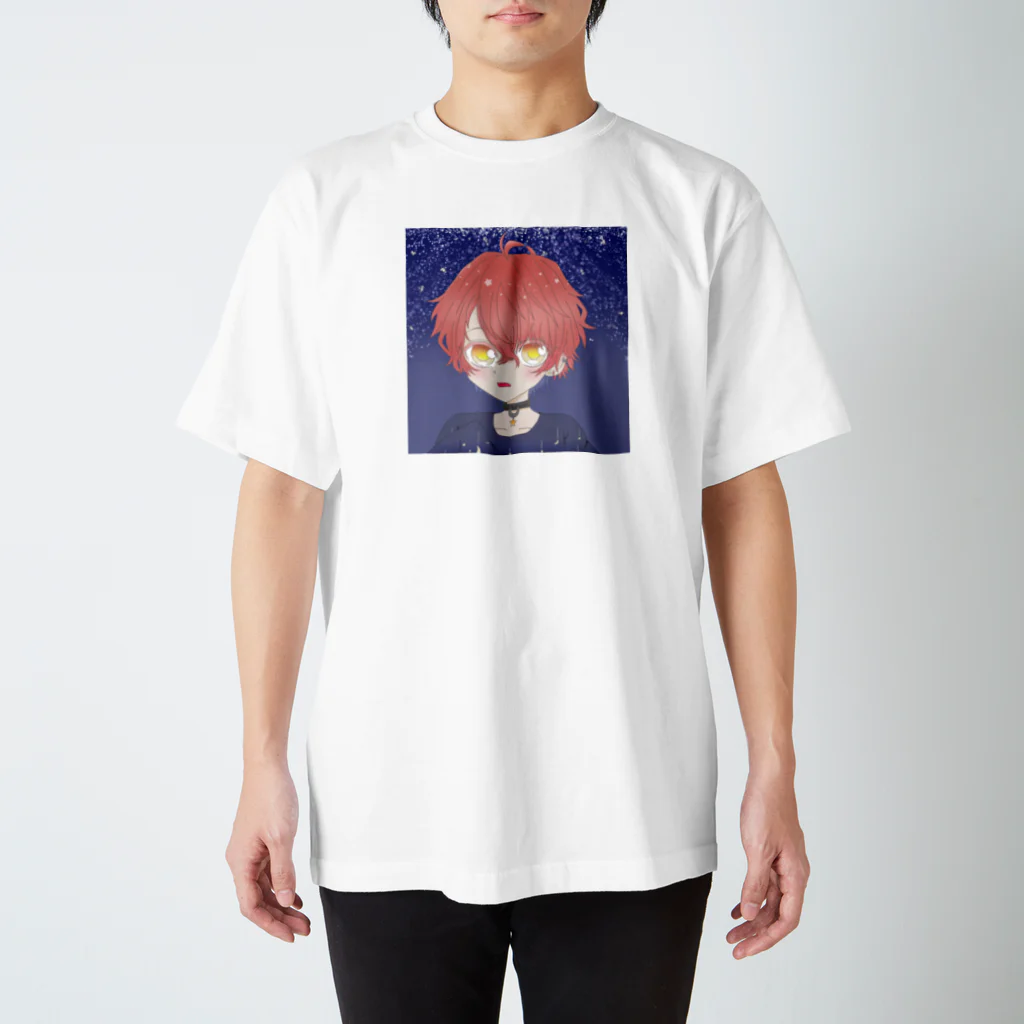 ミンクの星好きの夜月くん スタンダードTシャツ