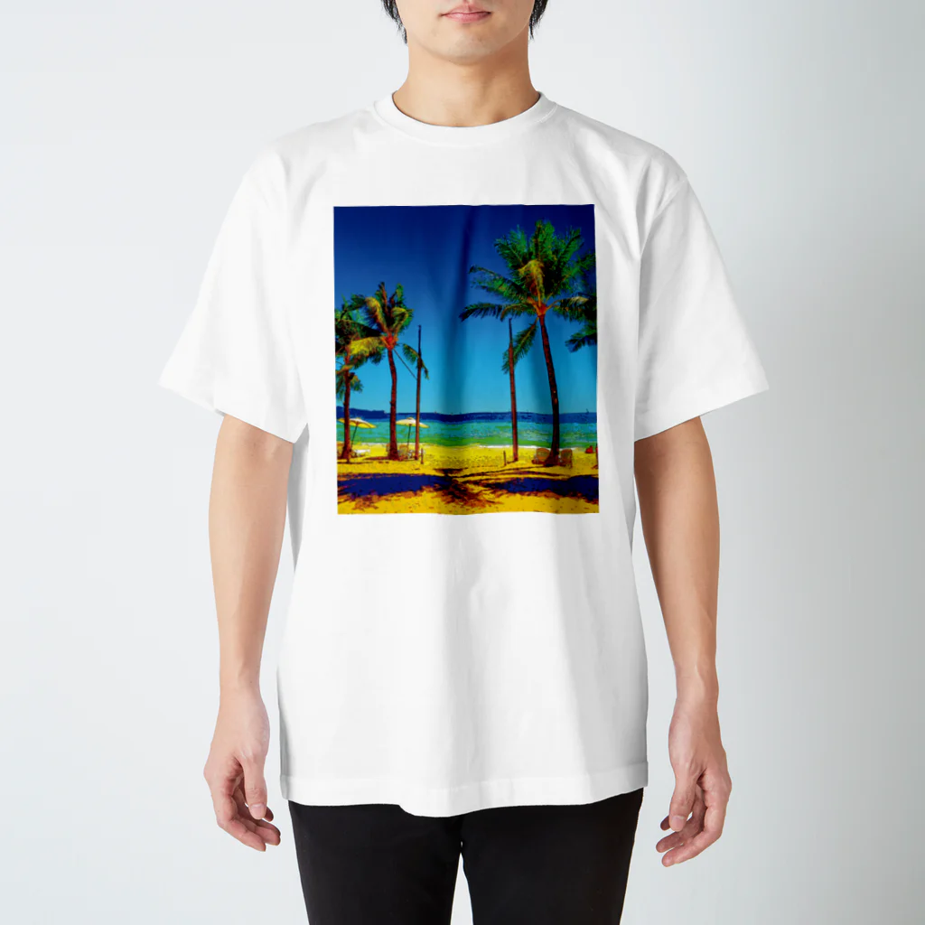 GALLERY misutawoのフィリピン ボラカイ島のビーチ スタンダードTシャツ