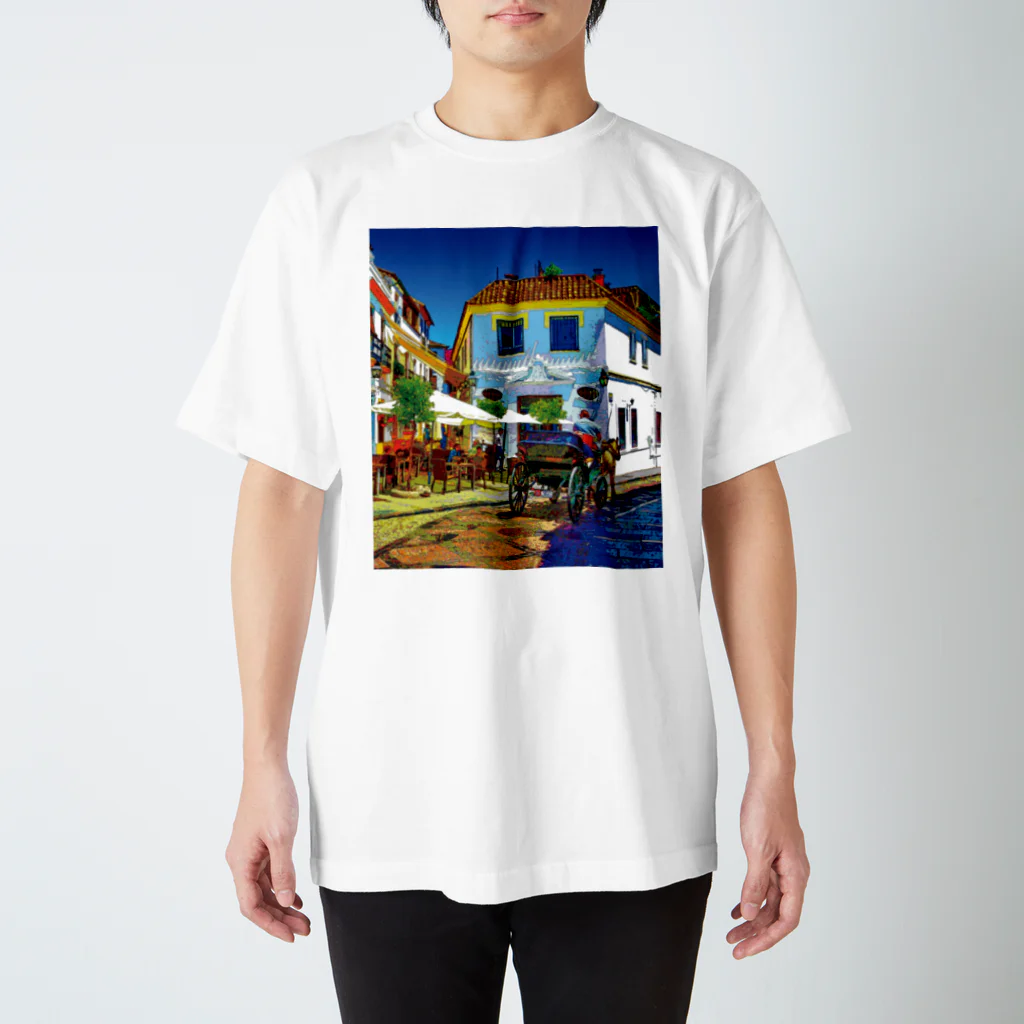 GALLERY misutawoのスペイン コルドバの街角 Regular Fit T-Shirt