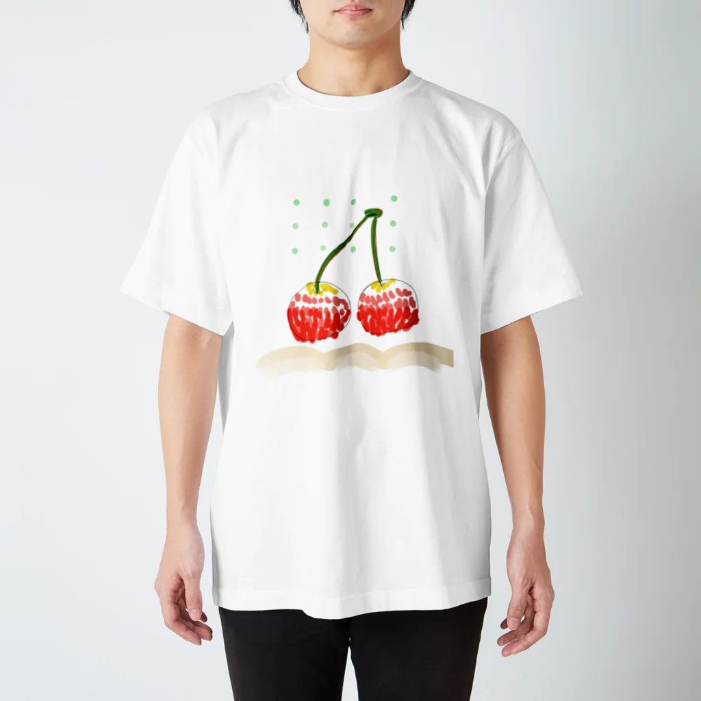 kanacci.iのさくらんぼ スタンダードTシャツ