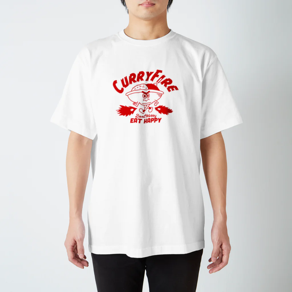 The BaBaBa.SHOPのカレーふぁいあ スタンダードTシャツ