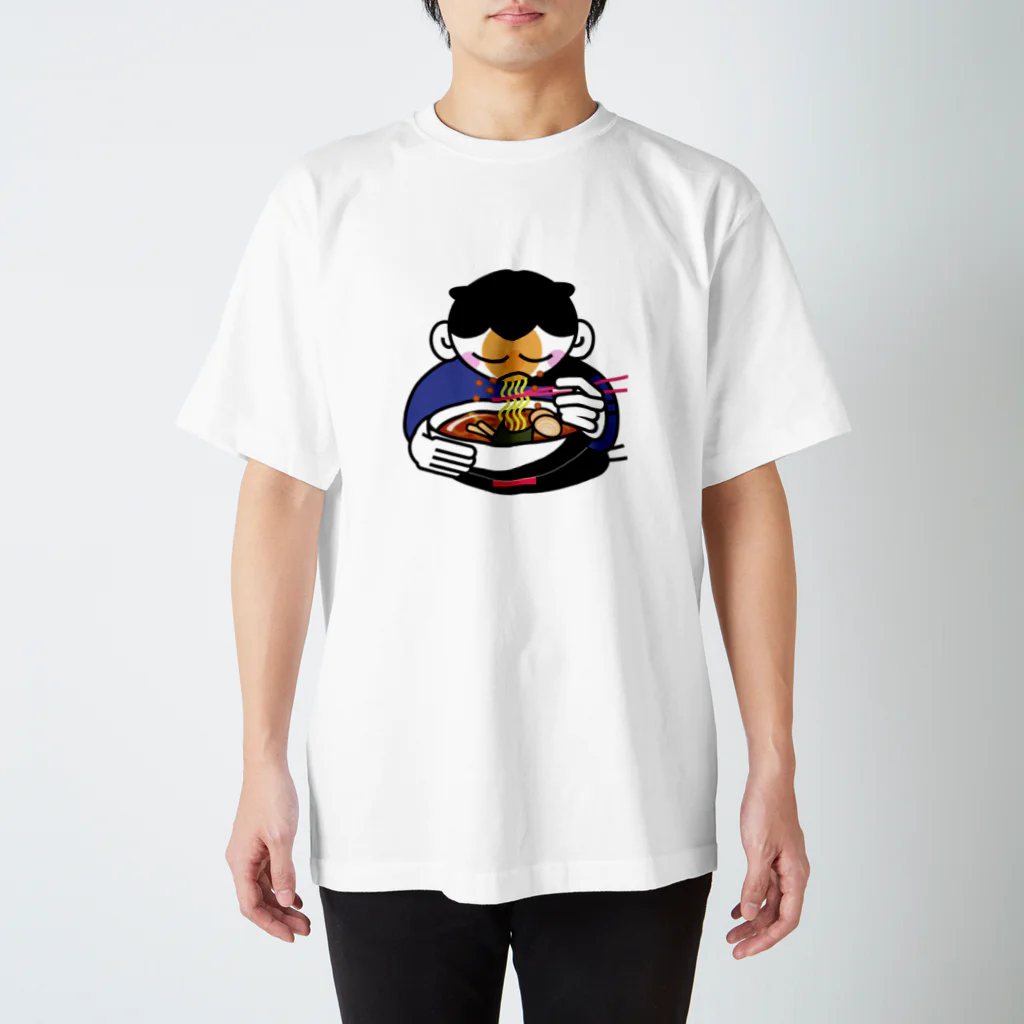 puiponのラーメン醤油味 スタンダードTシャツ