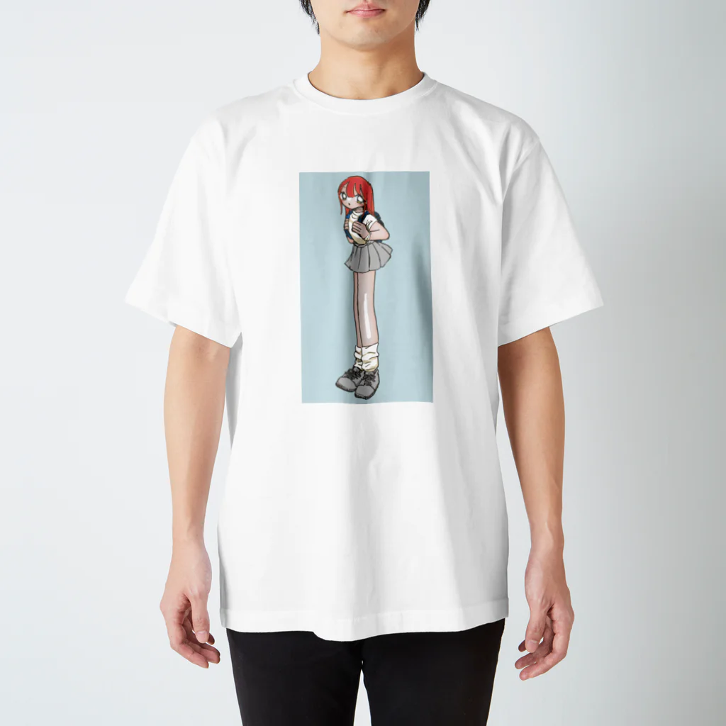 かざみの学校いく Regular Fit T-Shirt