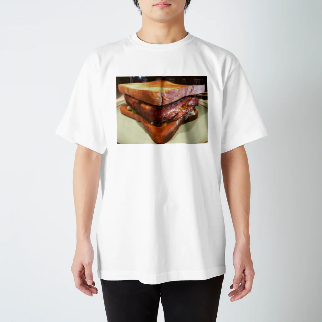 JUNK FOOD VENDORのベーコンエッグサンドイッチ スタンダードTシャツ