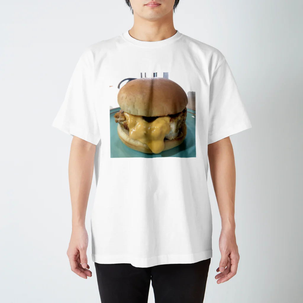 JUNK FOOD VENDORのナチョチーズチキンバーガー スタンダードTシャツ