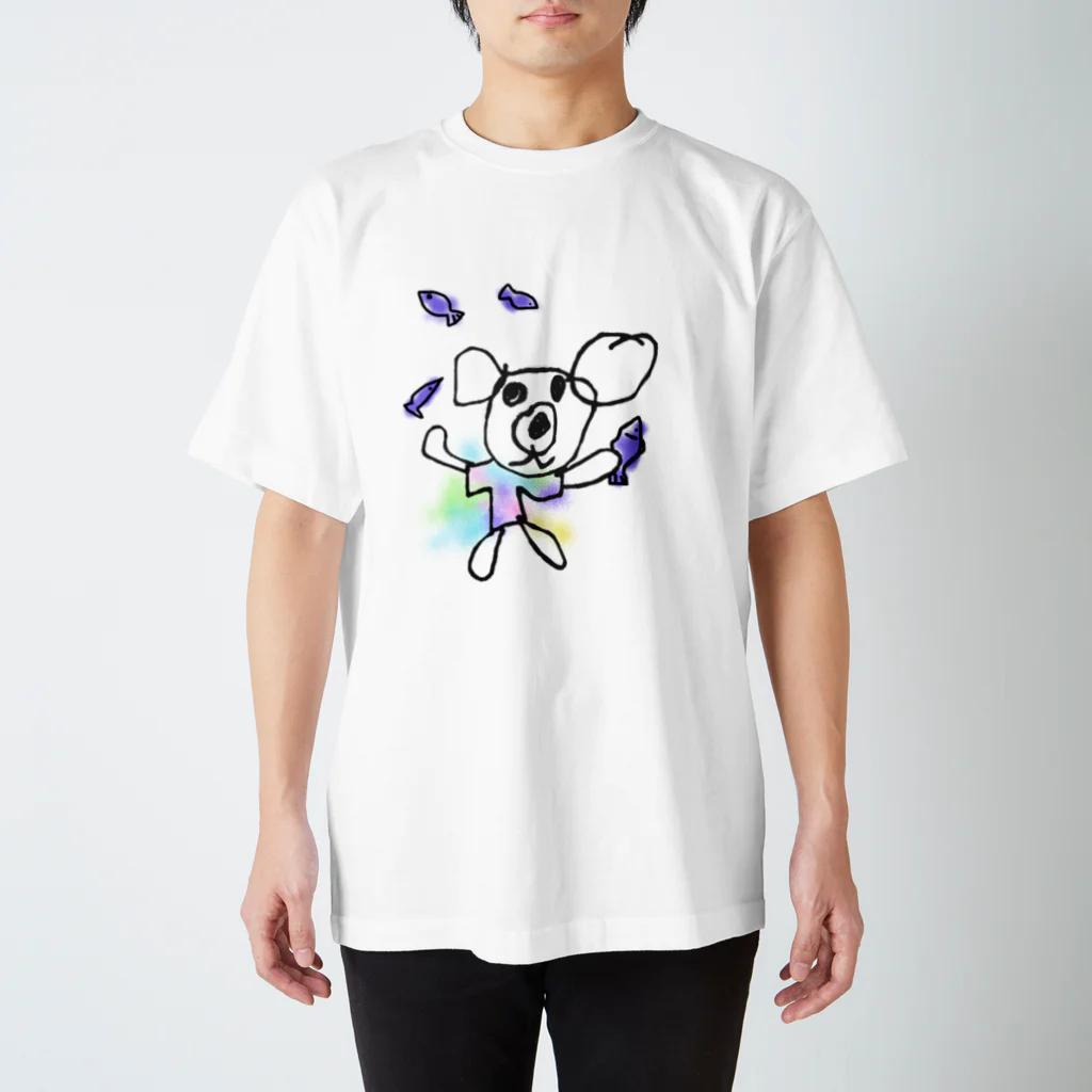 ポンケのおみせのくまっこ お買い物する スタンダードTシャツ