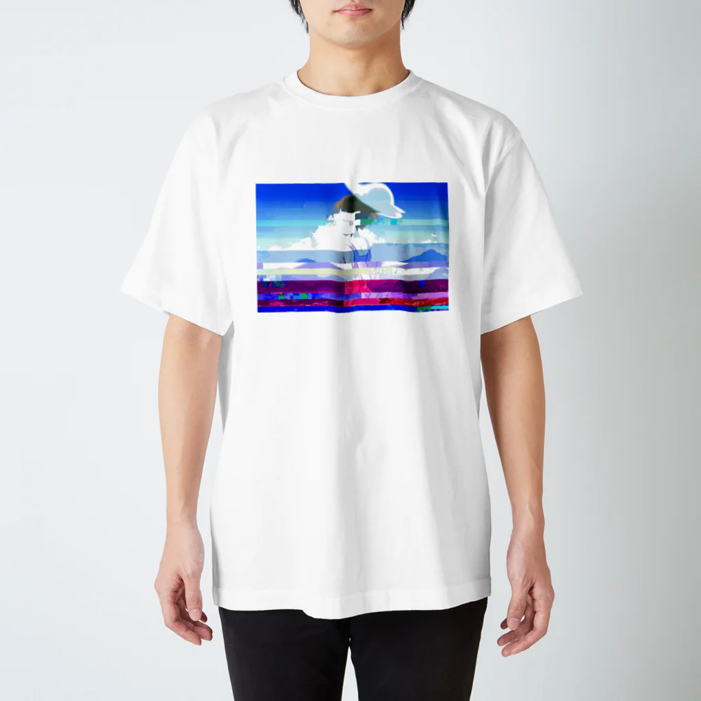 なかよしインターネッツのbroken image summer T-shirts Regular Fit T-Shirt