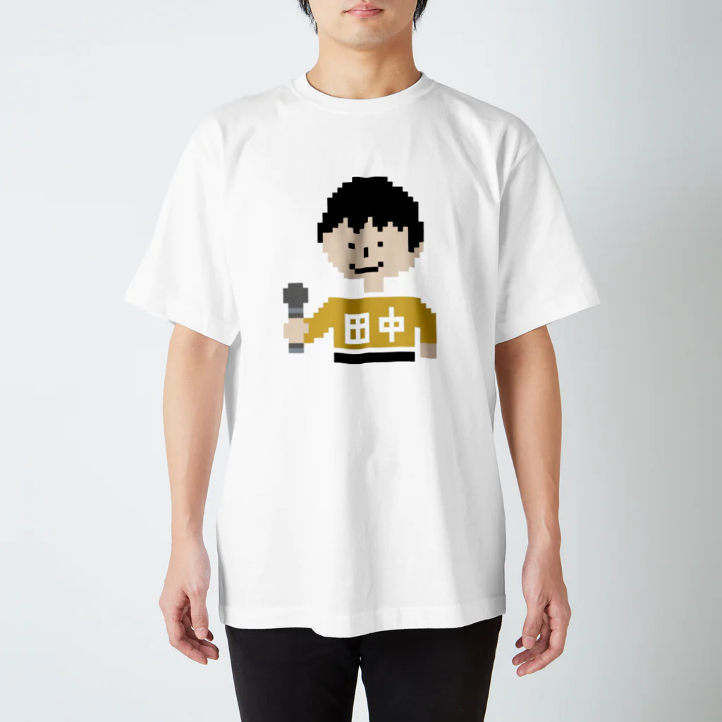 DJ田中のDJ田中くんドット 티셔츠