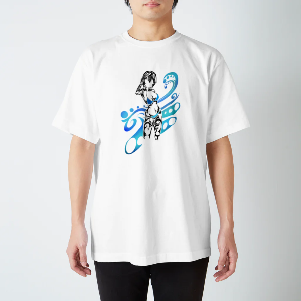 THE禅のSUMMER‐GIRL Regular Fit T-Shirt