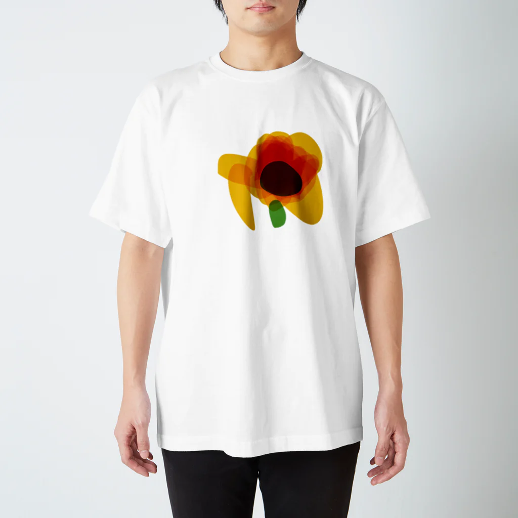 まとものお店。の娘作　ひまわりの花 スタンダードTシャツ