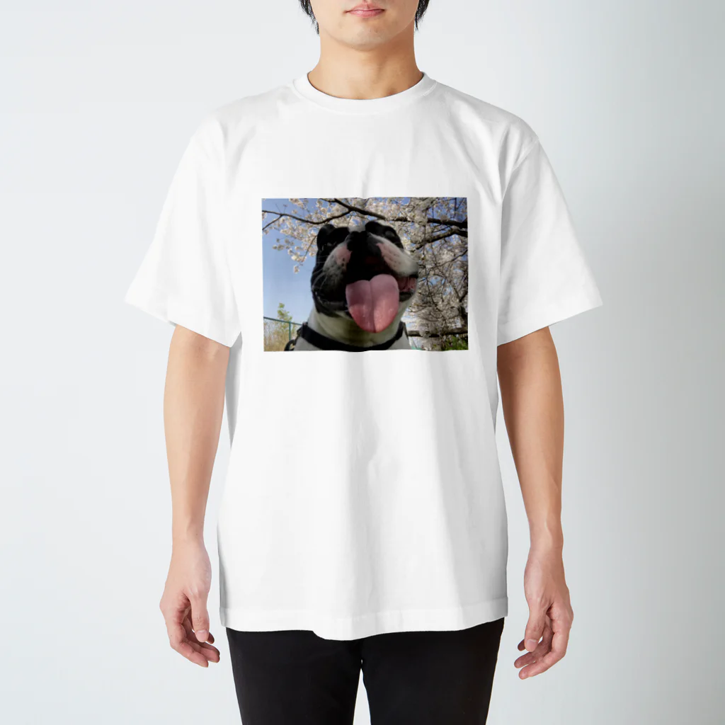 レザーウッドの桜とフレブル ゴンちゃん Regular Fit T-Shirt