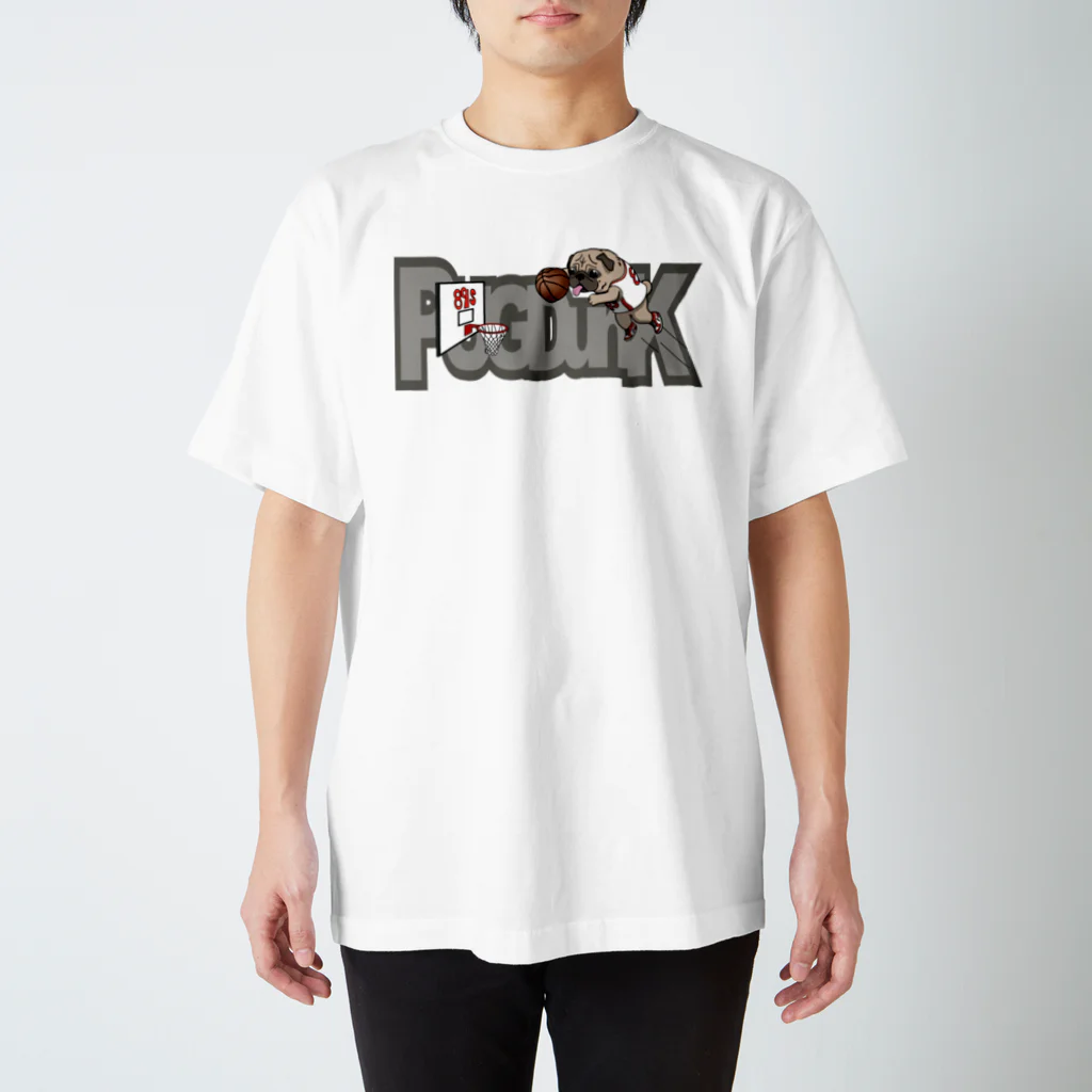 パグ PUG ぱぐ  OHMAI GALLERYのPUG-パグ-ぱぐ　おパグダンク ウェア Regular Fit T-Shirt