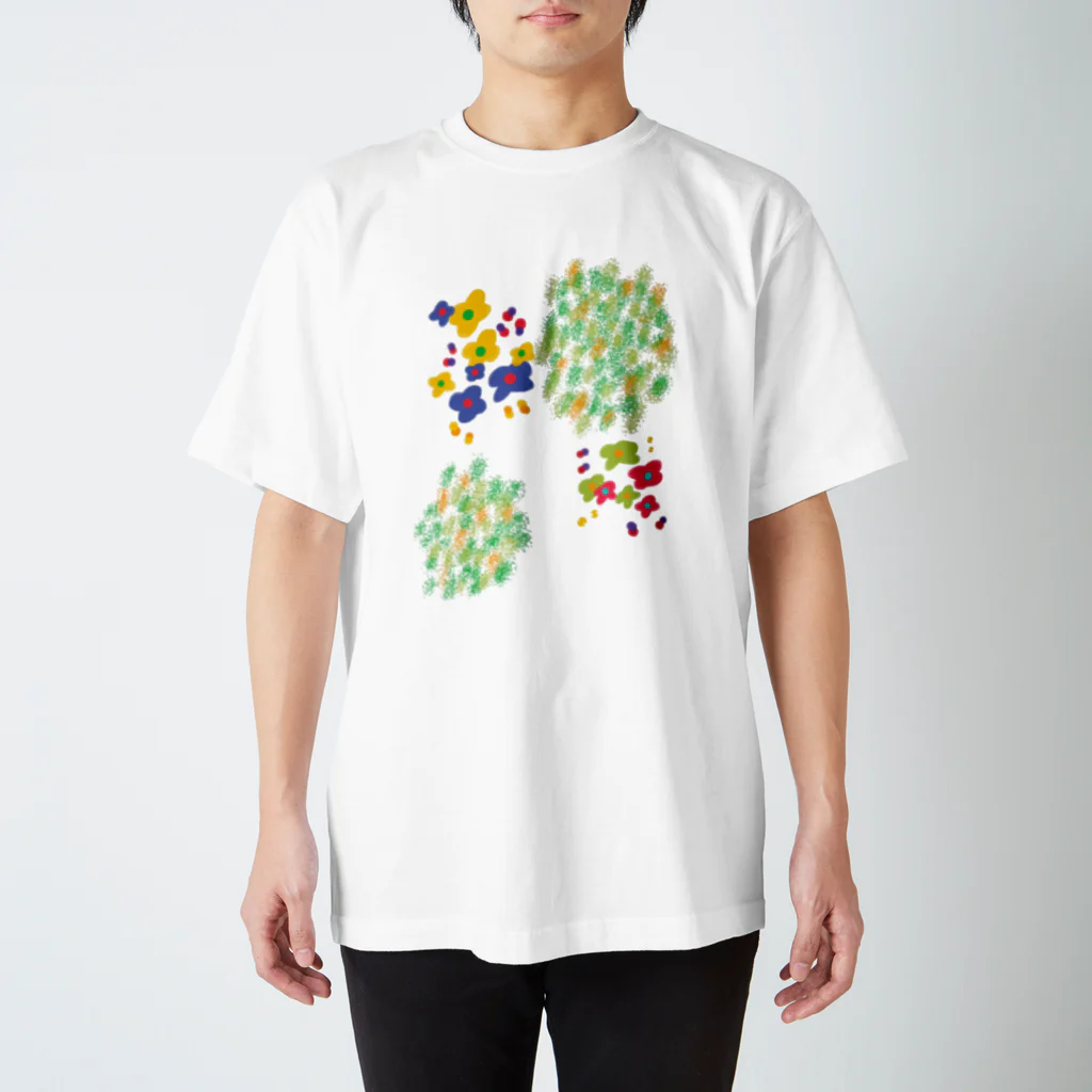 ただの酒飲みの花と木 スタンダードTシャツ