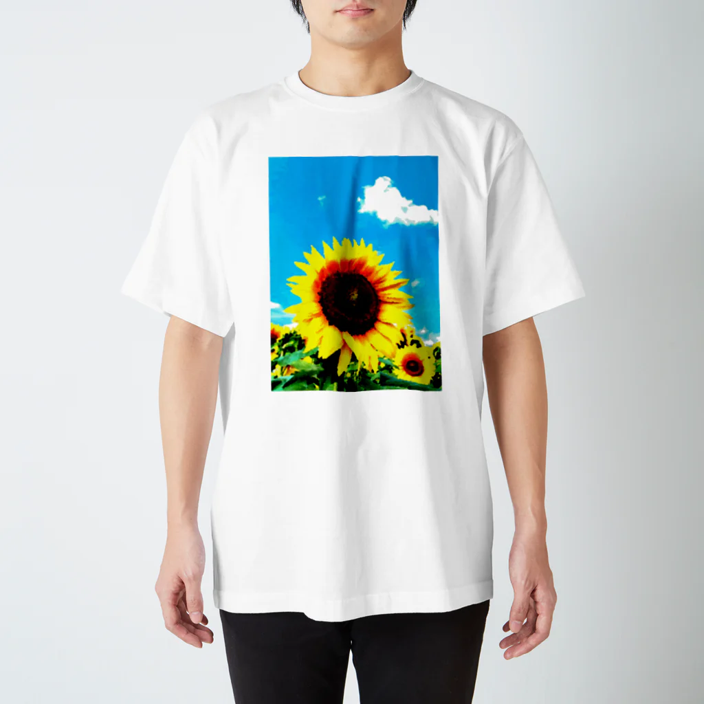 Fabergeの向日葵と青空 Regular Fit T-Shirt