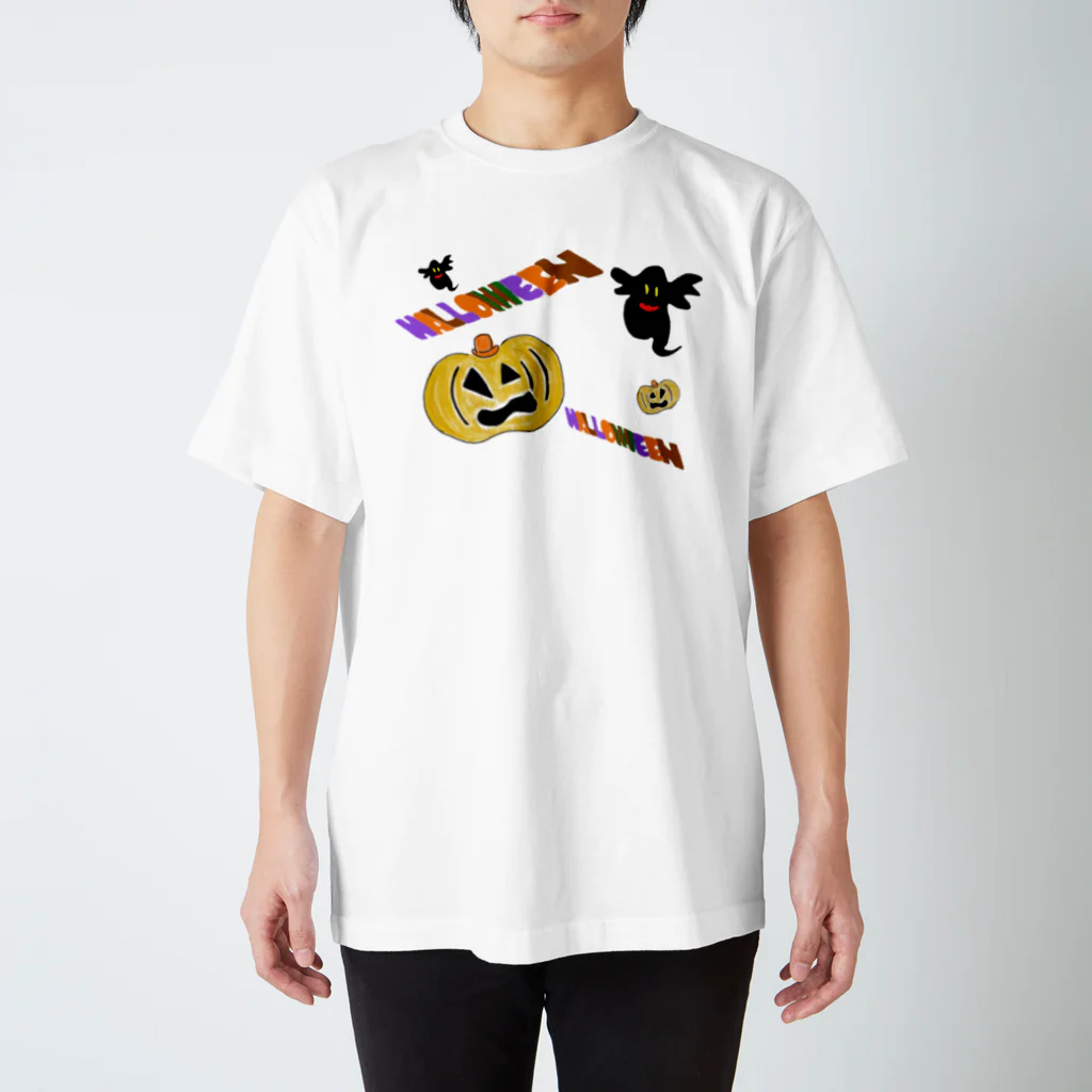 ふじのお絵かきのHappy Halloween  スタンダードTシャツ