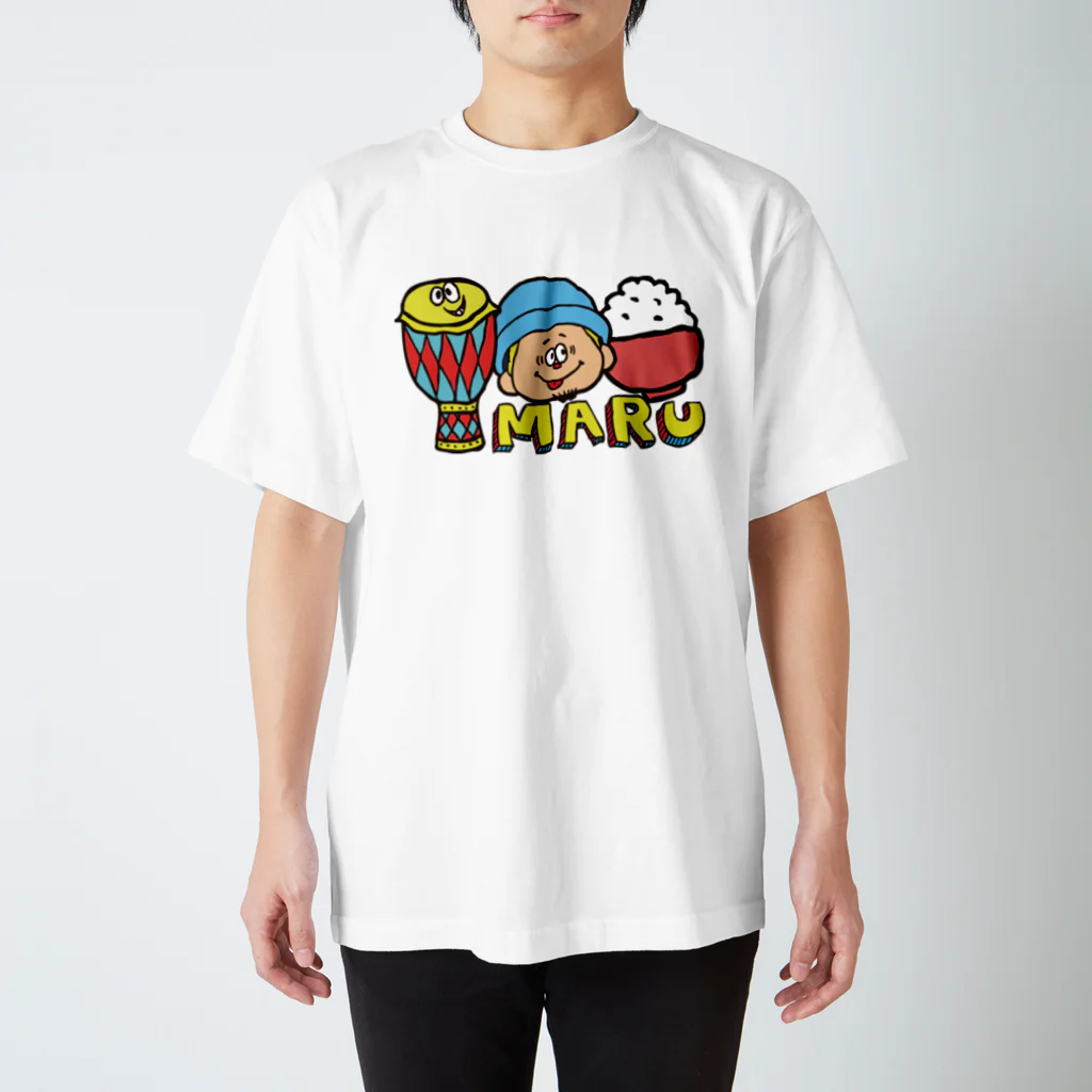 maruyaMAX(丸山真弘)のLIVE×BAR〇 3rd Anniversary Tシャツ とにかく○ちゃんが好き スタンダードTシャツ