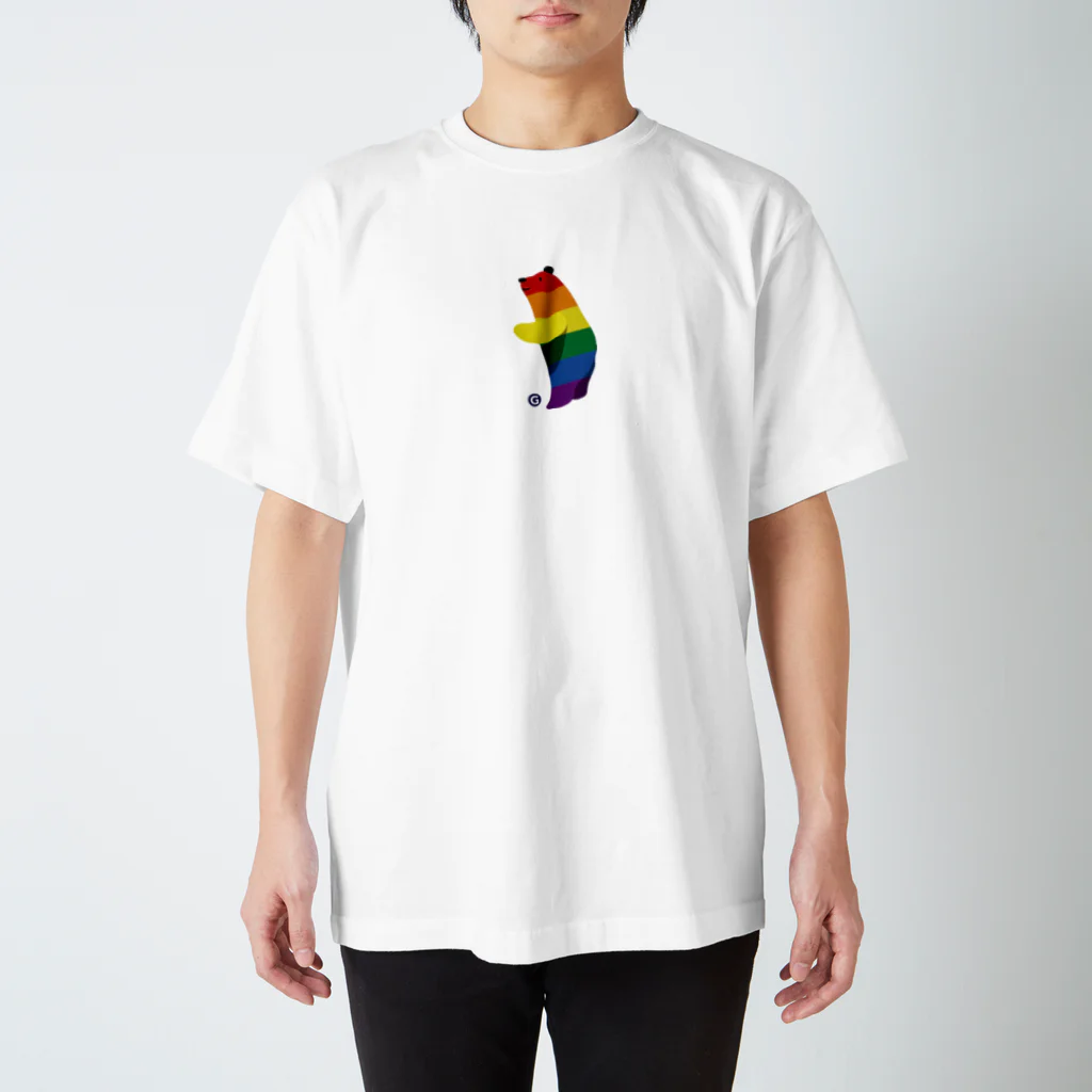 BEARGUNDYの虹熊 Regular Fit T-Shirt