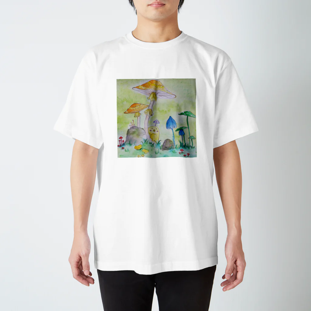 こぶしめのひょっこりきのぴよ スタンダードTシャツ