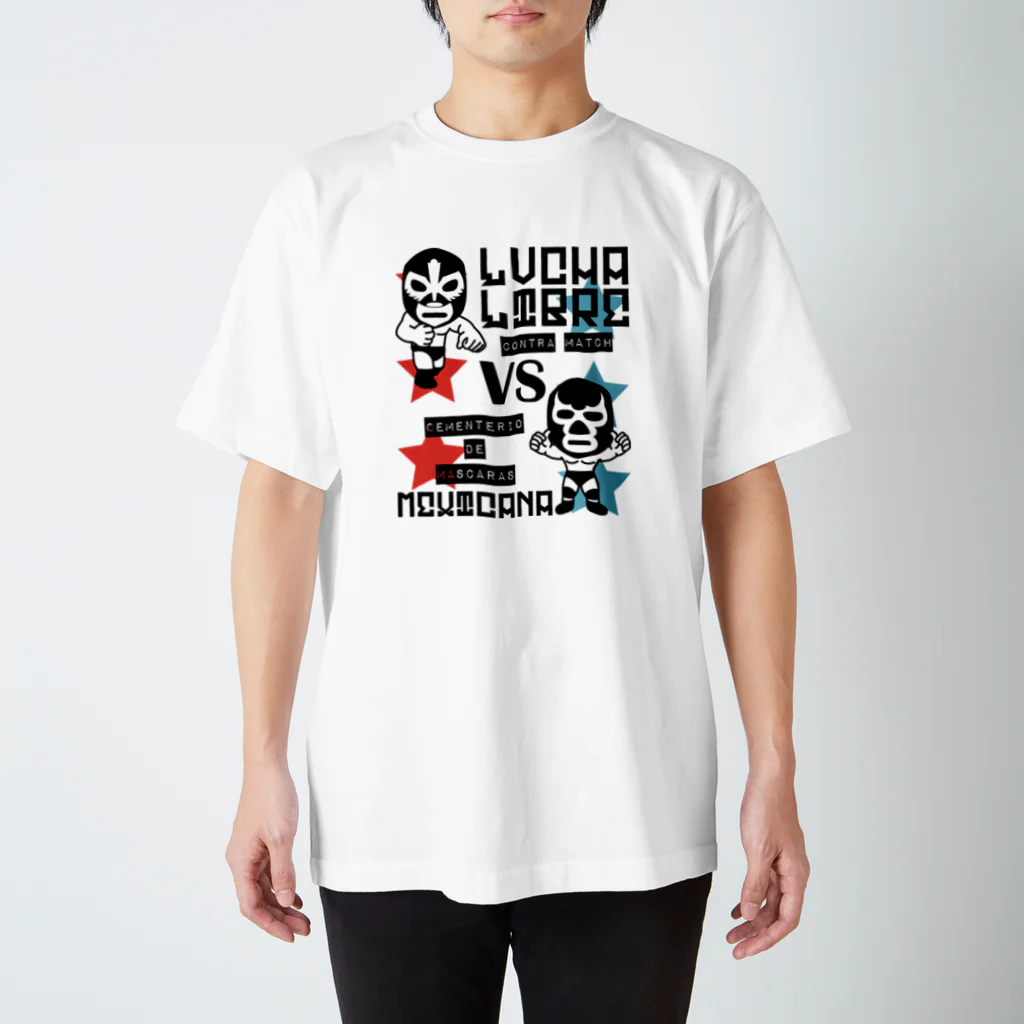 LUCHAのCONTRA MATCH#1b スタンダードTシャツ