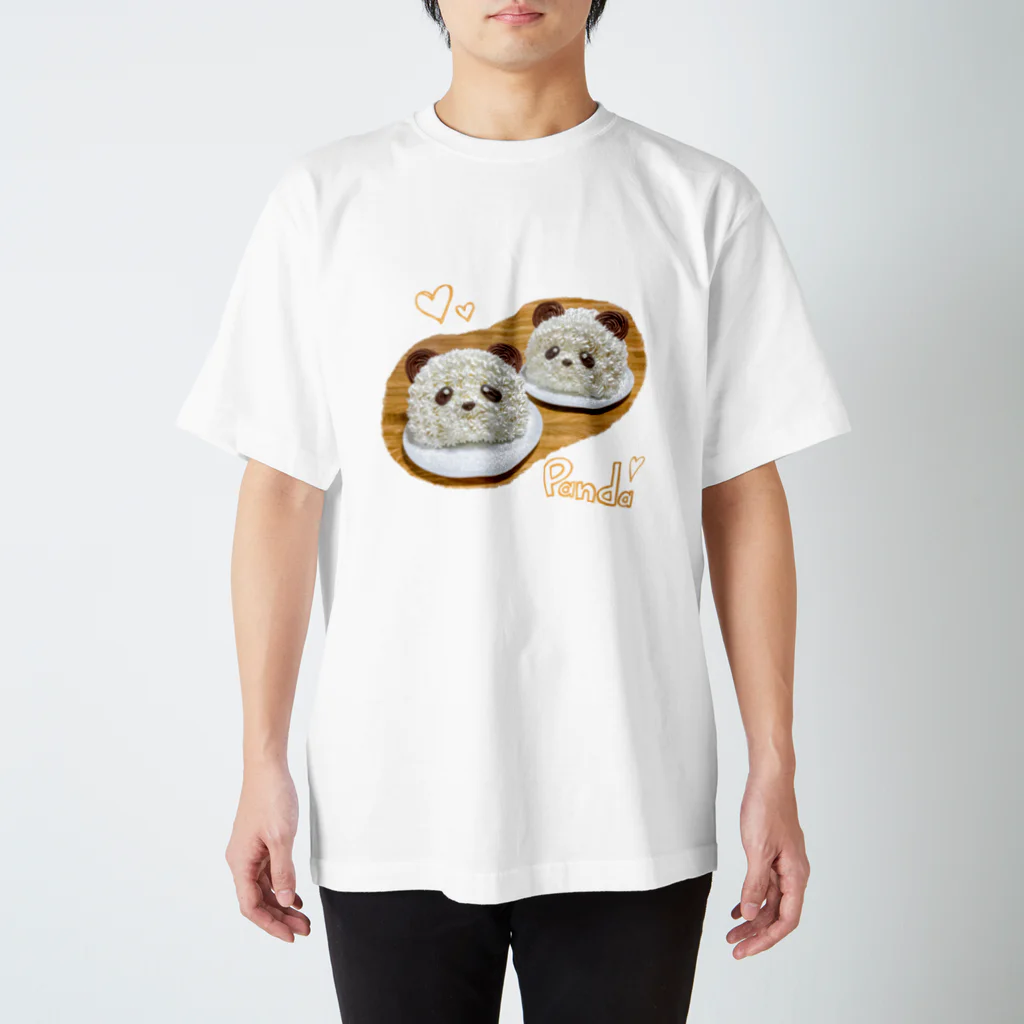 OKASI NA PANDAのぱんだＴ　OKASI NA PANDA Regular Fit T-Shirt