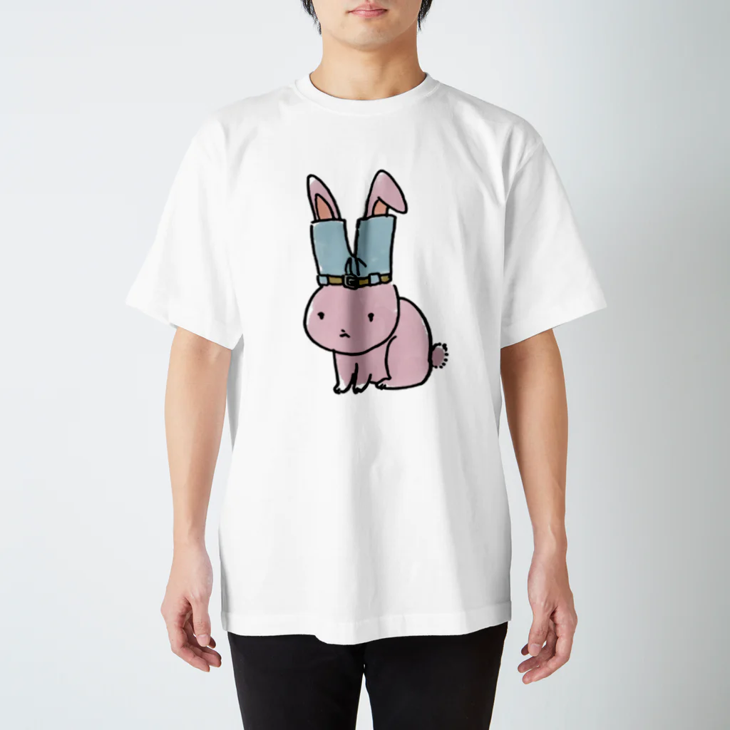 イモコムギコのズボンうさぎ Regular Fit T-Shirt