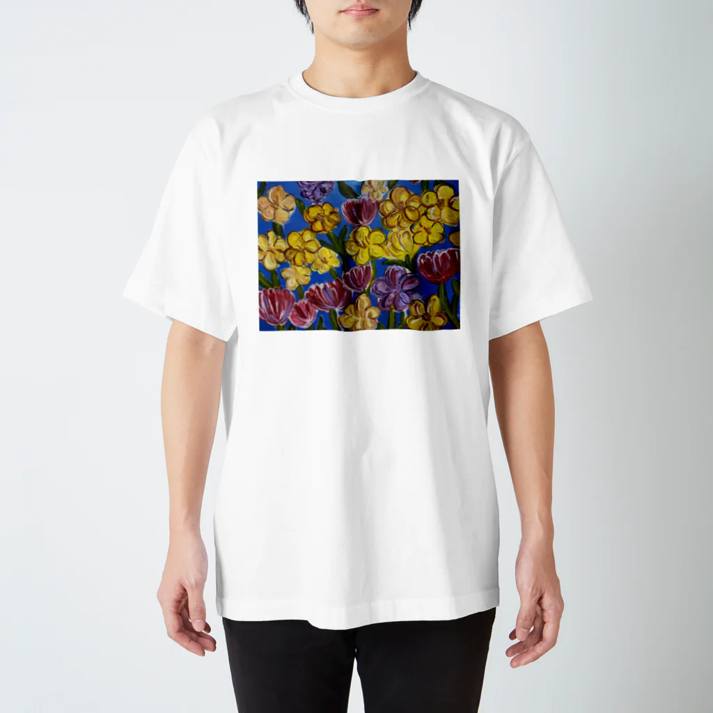 PurenseーぴゅあんすーのFlower of the sea スタンダードTシャツ