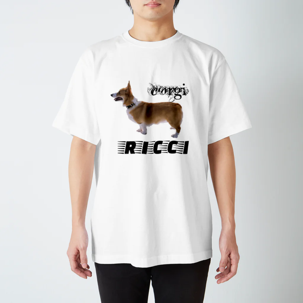 ichiyac designのコーギーリッチ スタンダードTシャツ