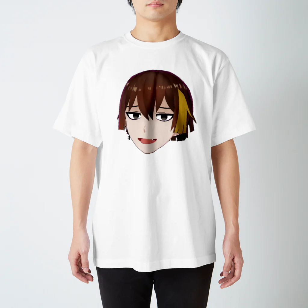 竹相カギのゴミフリマのKAGI’s FACE スタンダードTシャツ