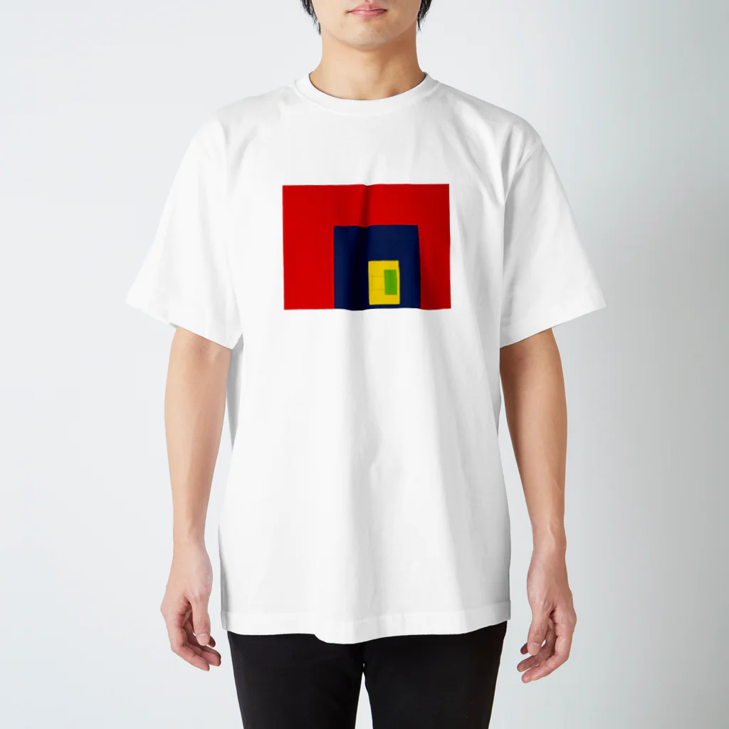 Rainbow Circusの四角・四色 Regular Fit T-Shirt