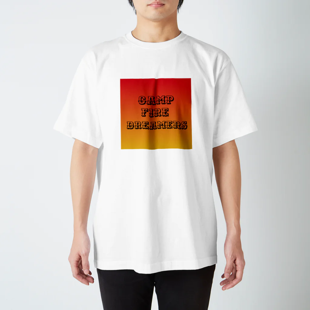 Takibichan_のCamp Fire Dreamersロゴ Regular Fit T-Shirt