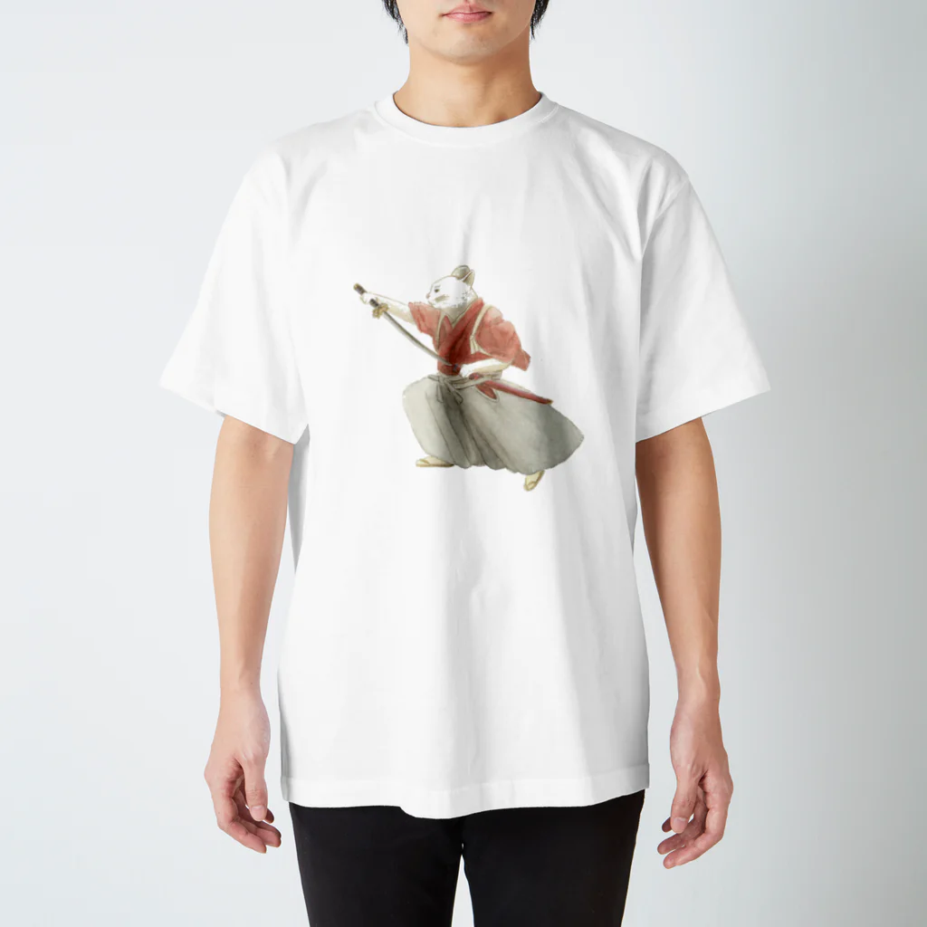 Amiの赤侍猫 Regular Fit T-Shirt