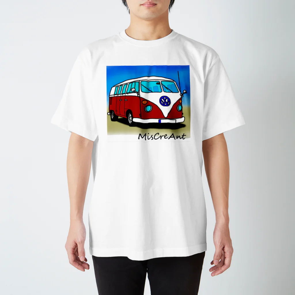 MisCreAntミスクリアントのワーゲンバス Regular Fit T-Shirt