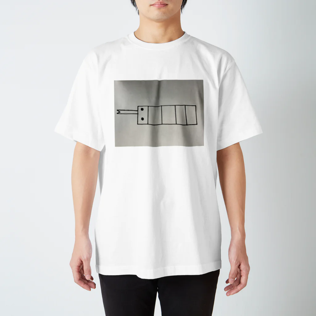 お絵描き大好きのとうめいヘビ2 スタンダードTシャツ