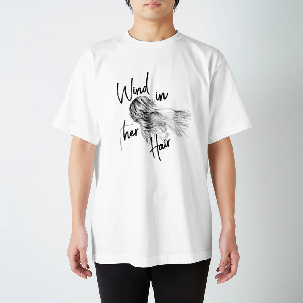 ゆたぽんのWIND IN HER HAIR Regular Fit T-Shirt