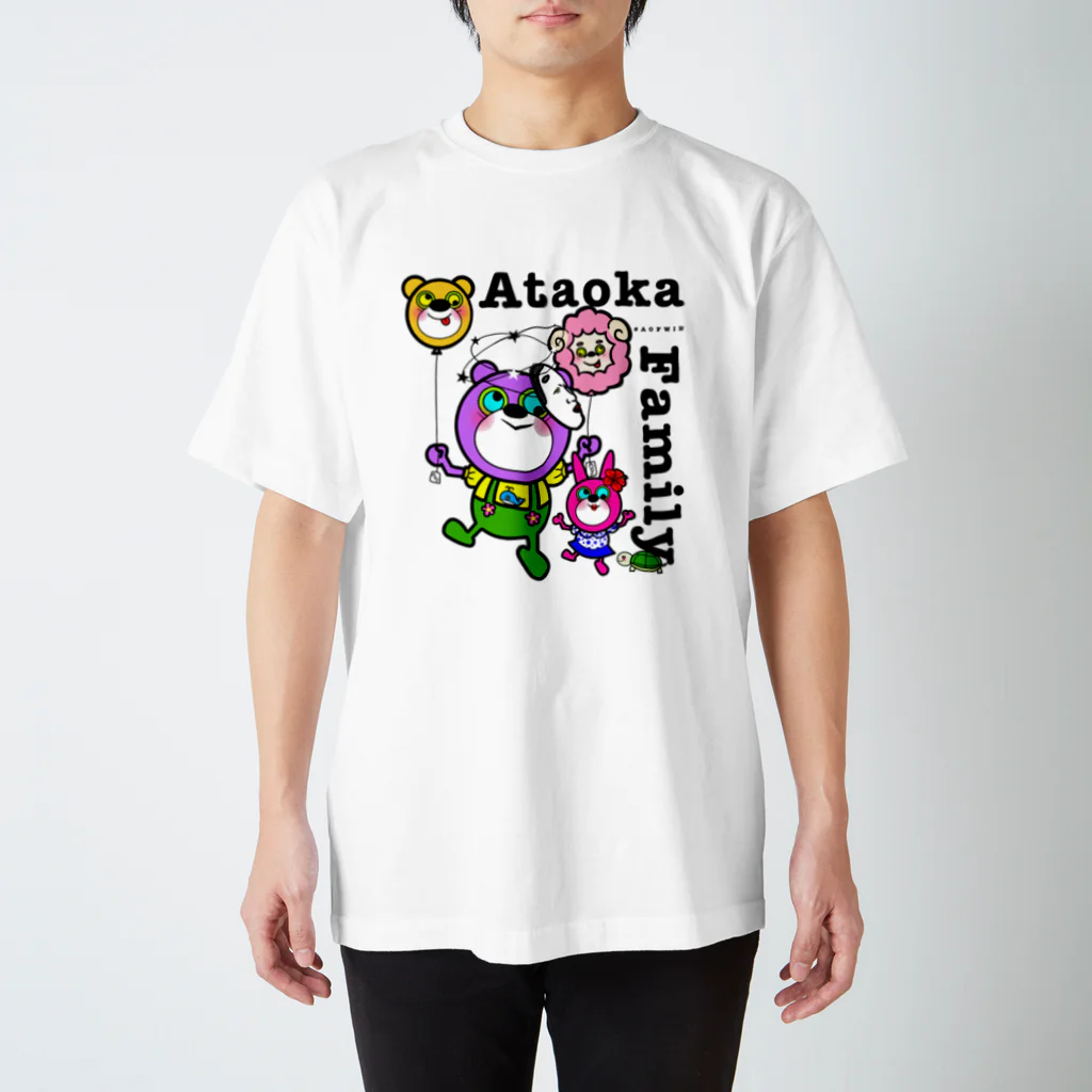 (   ¯−¯ )のAtaoka Family Logo Full ver. スタンダードTシャツ