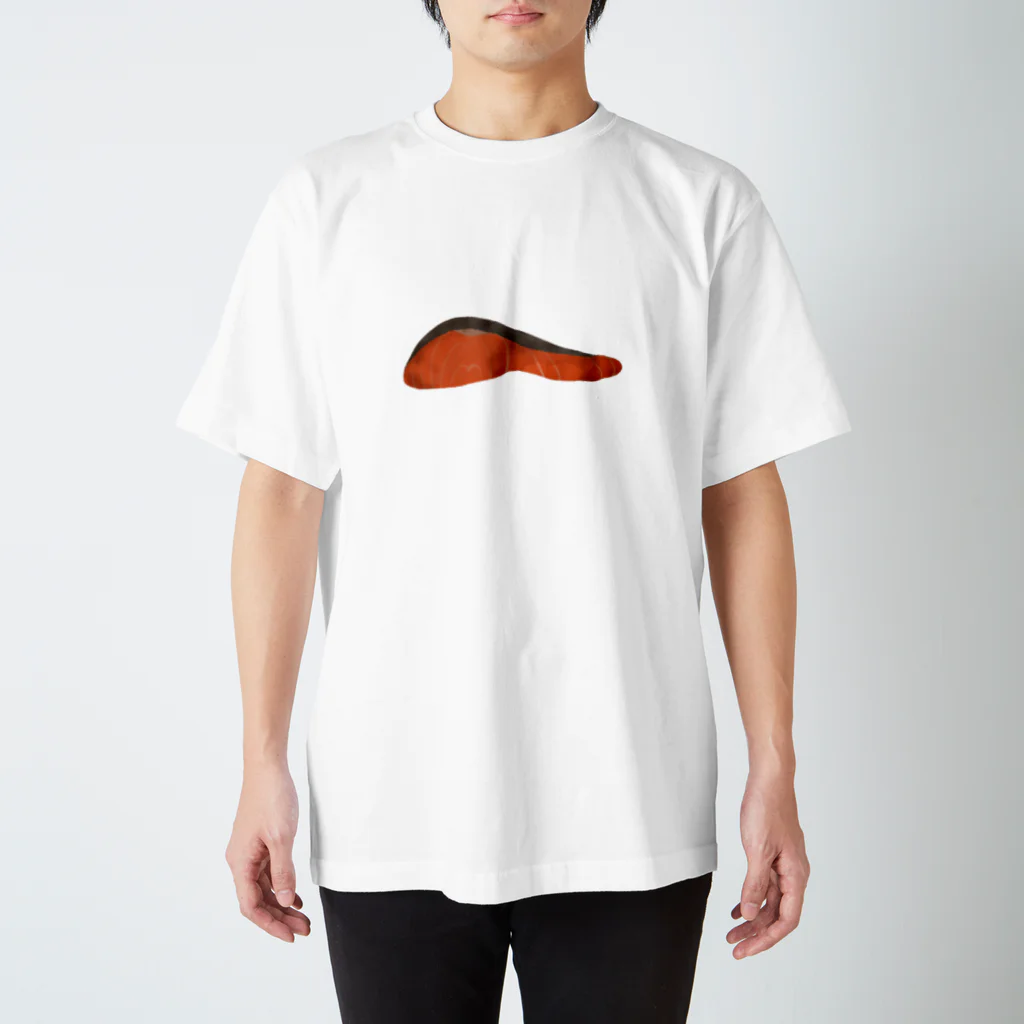 たまちゃん食堂のシャケ焼いたやつ スタンダードTシャツ