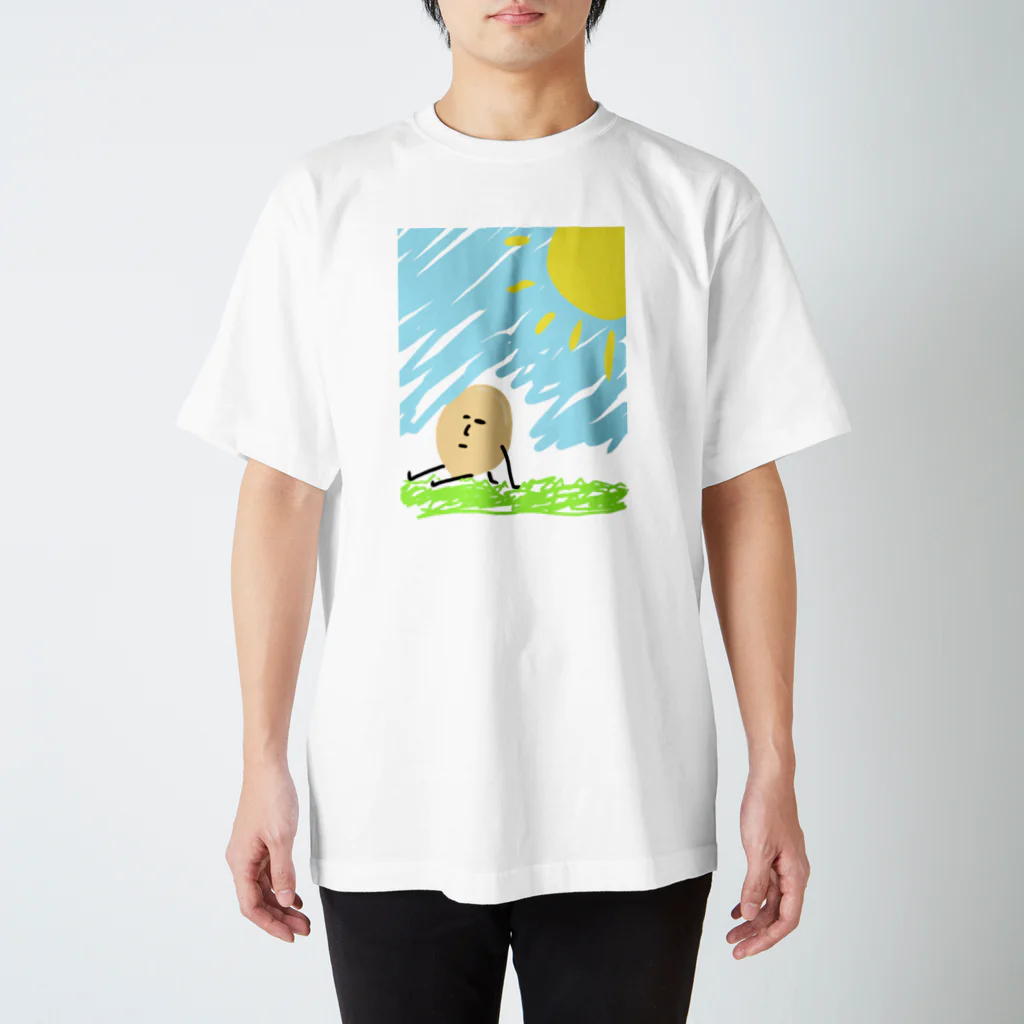 tagamoの節分で撒かれたあとの豆 スタンダードTシャツ