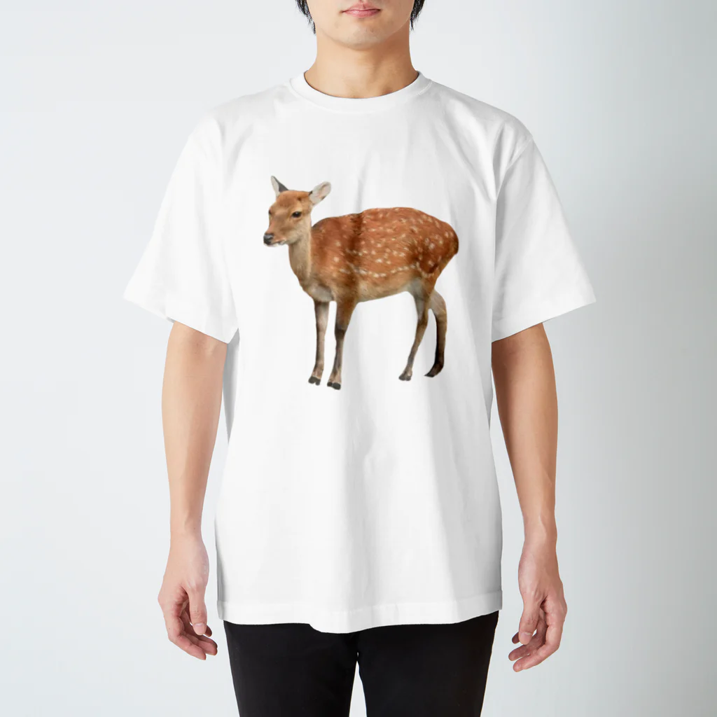 いきもの大好き！ほほえみフレンズのシカが大好きな人の為のアイテム Regular Fit T-Shirt