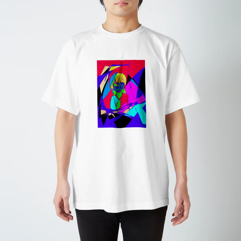 鶴見八幡堂の鮮やか少女 スタンダードTシャツ