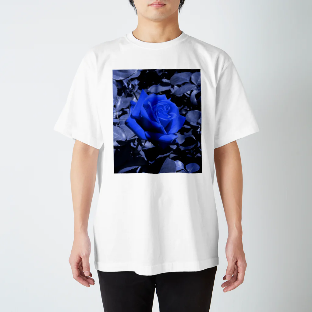 hsh2006のRose(Blue) スタンダードTシャツ