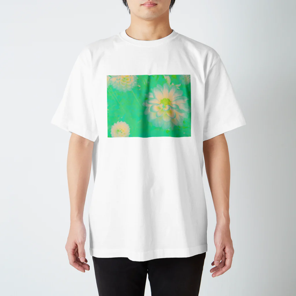 アユミーノの花＊花　ペパーミントグリーン スタンダードTシャツ