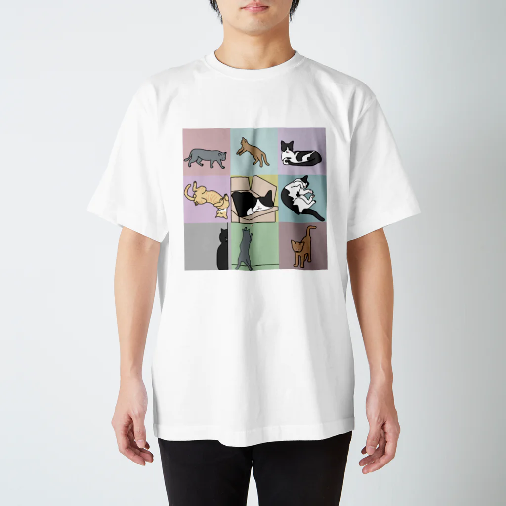 8wariの９neko９iro スタンダードTシャツ