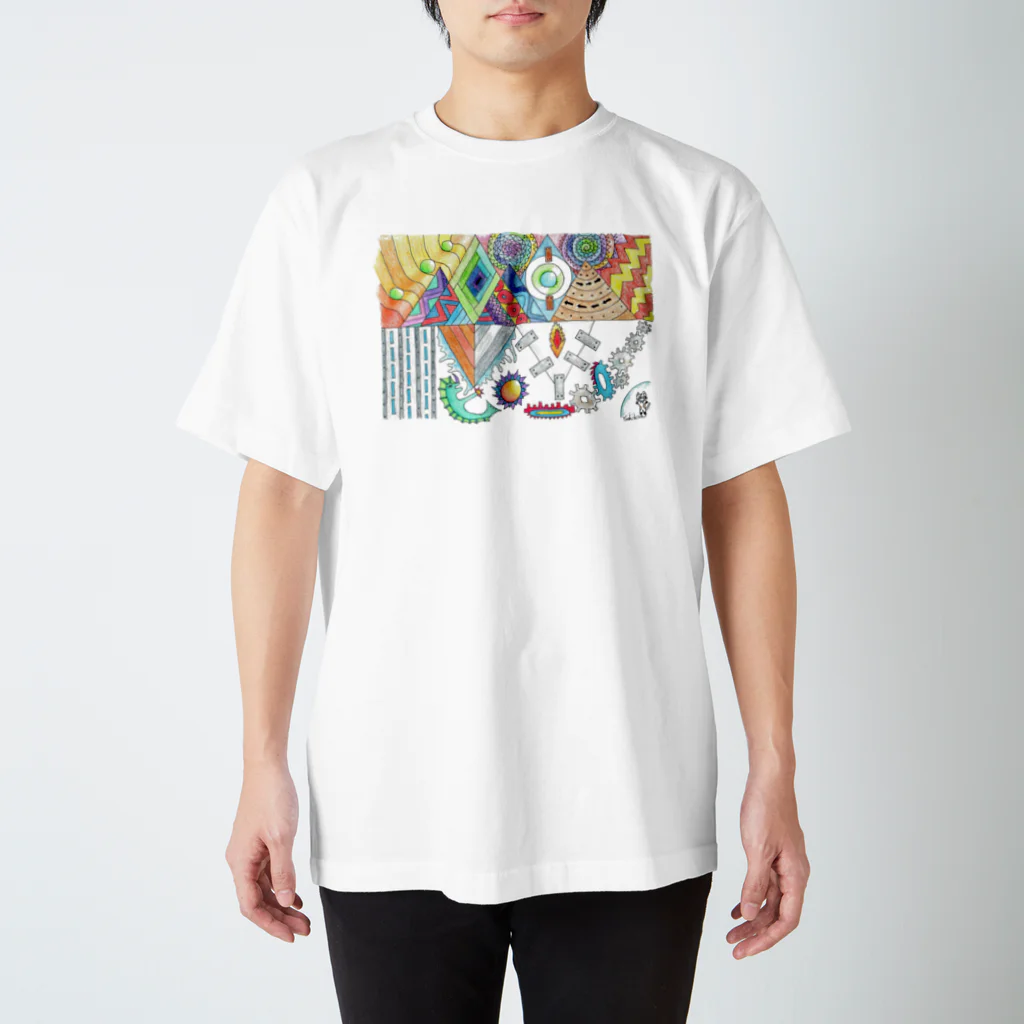 Yoshidavisionの機械仕掛けの世界 スタンダードTシャツ