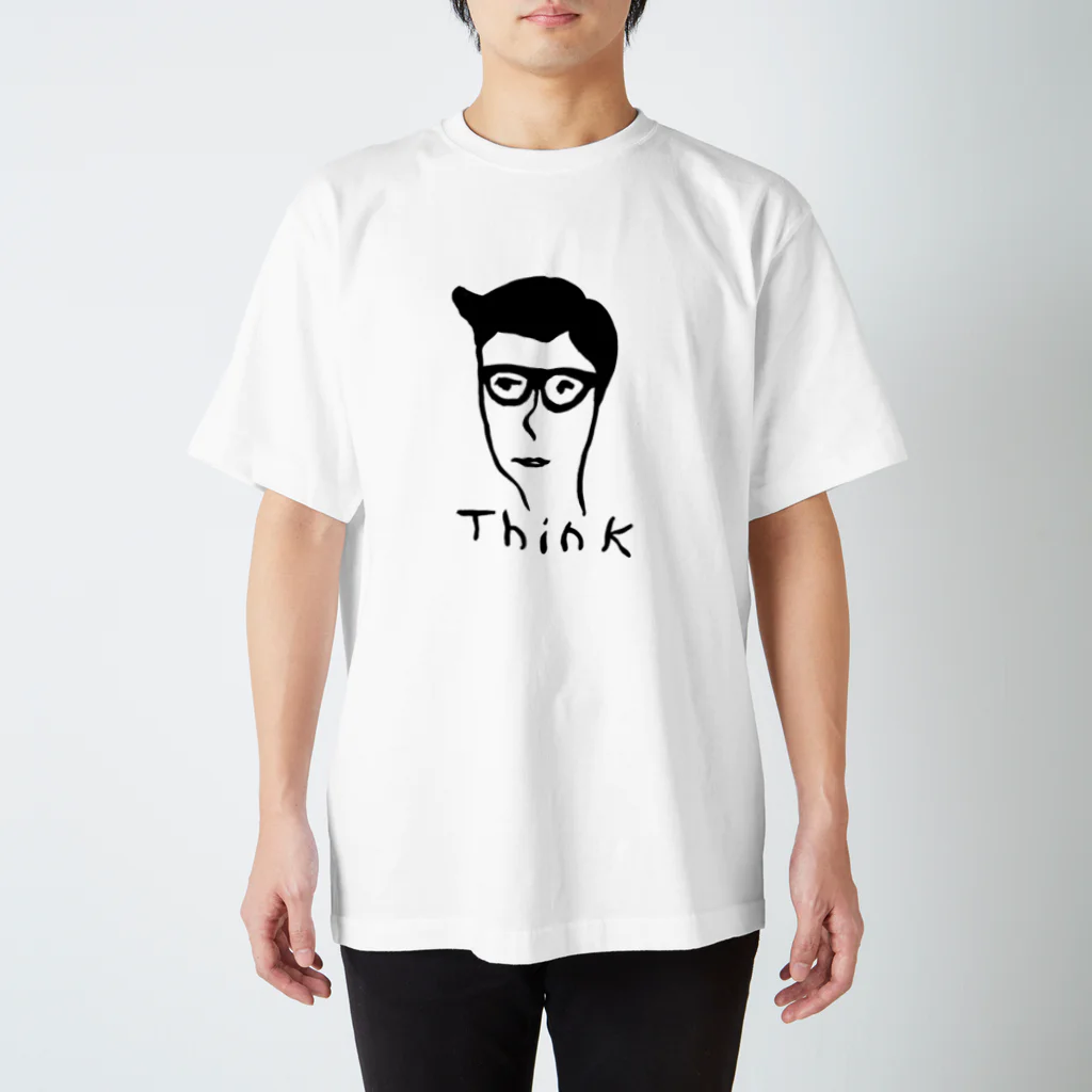 cautionkawaiのthink Regular Fit T-Shirt