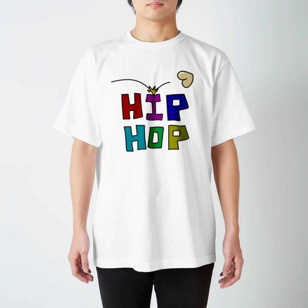 麦畑のHIPHOP スタンダードTシャツ