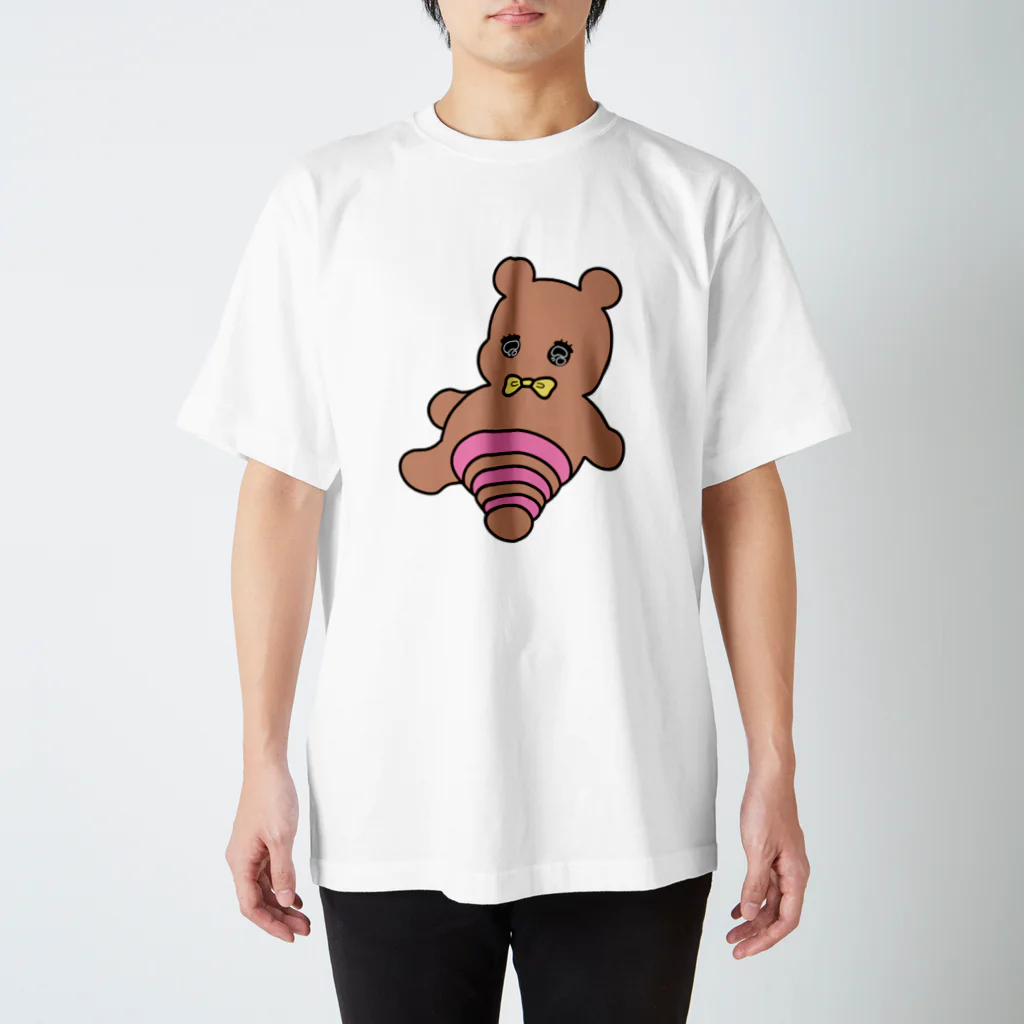 貝柱のちぎれくまちゃん2 Regular Fit T-Shirt