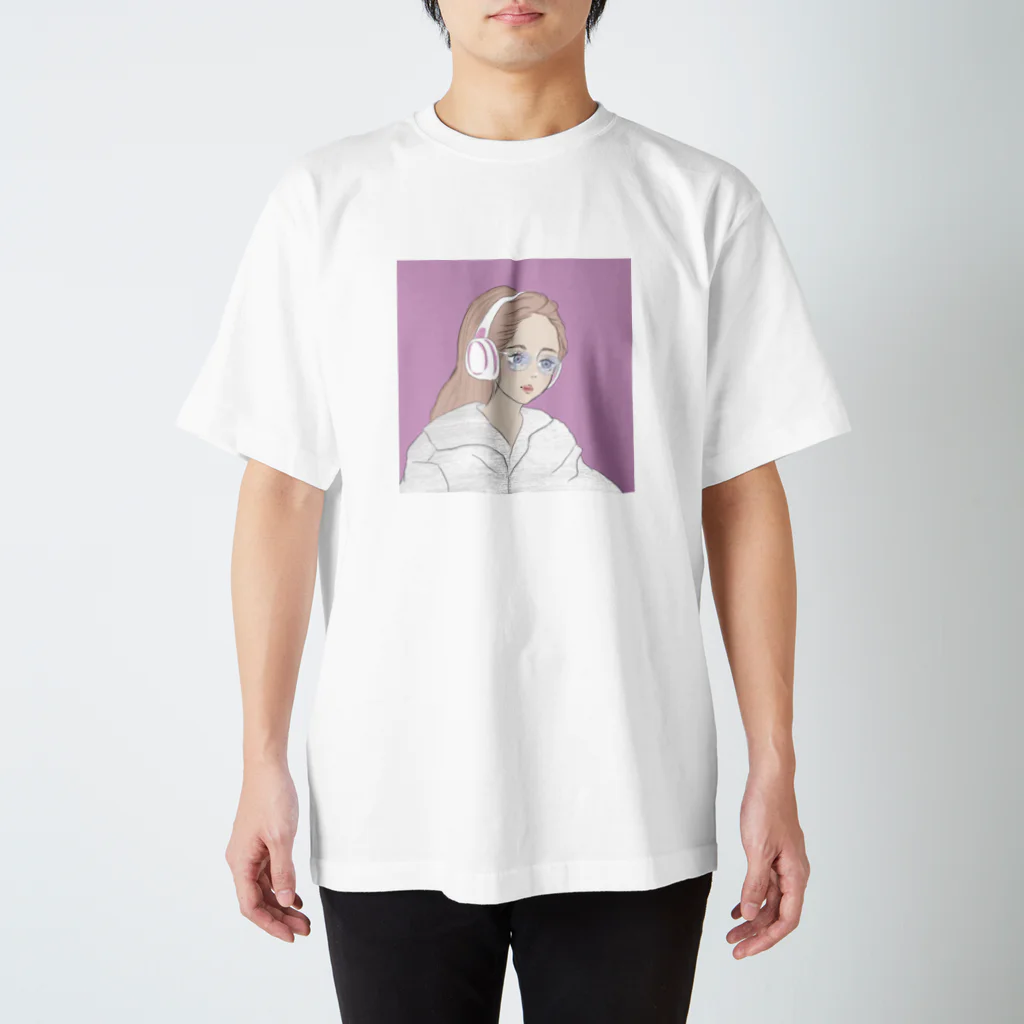 𝙻𝚞𝚗𝚊の韓国女の子 Regular Fit T-Shirt