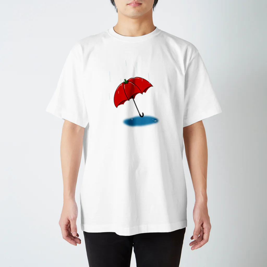 あしかのTomato Umbrella(背景なし) スタンダードTシャツ