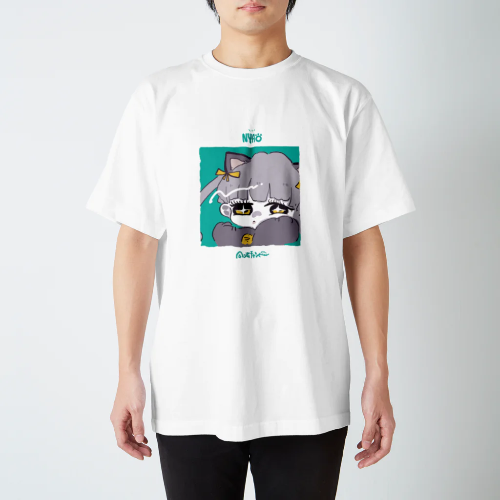 合法チャンのはぴはろにゃんこ Regular Fit T-Shirt