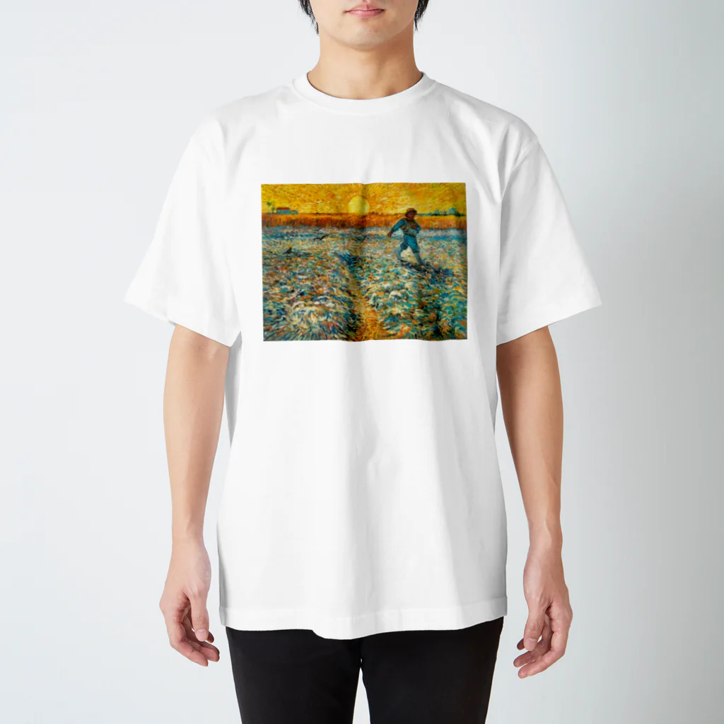 Art Baseのゴッホ / 種をまく人 / 1883  スタンダードTシャツ